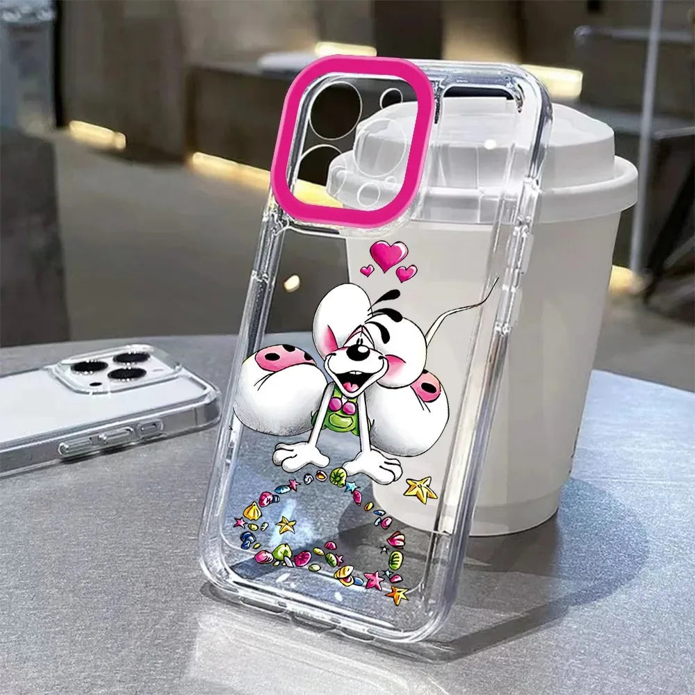 New Cartoon Diddls Mouses Phone Case For iPhone 17e 17 16 16e 15 14 13 12 11 Mini Pro Max X XR XSMax 7 8 Air Plus Back Cover