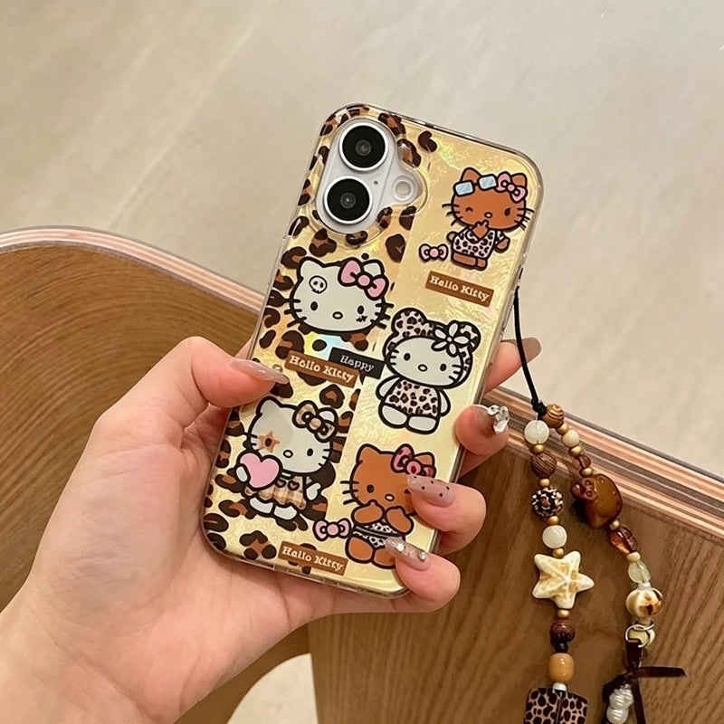 For Samsung A27 A37 A57 A17 A07 A56 5G A36 A26 A16 A55 A35 A25 A15 A54 A34 A24 A14 A13 A23 Lovely Hello Kitty Plastic Phone Case