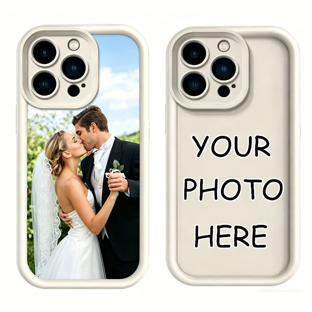 Custom Black Case For iPhone 11 12 13 14 15 16 17 Pro Max SE 2020 2022 X XS XR 17Air 12/13Mini 7 8 Plus 16e TPU Soft Shell Cover