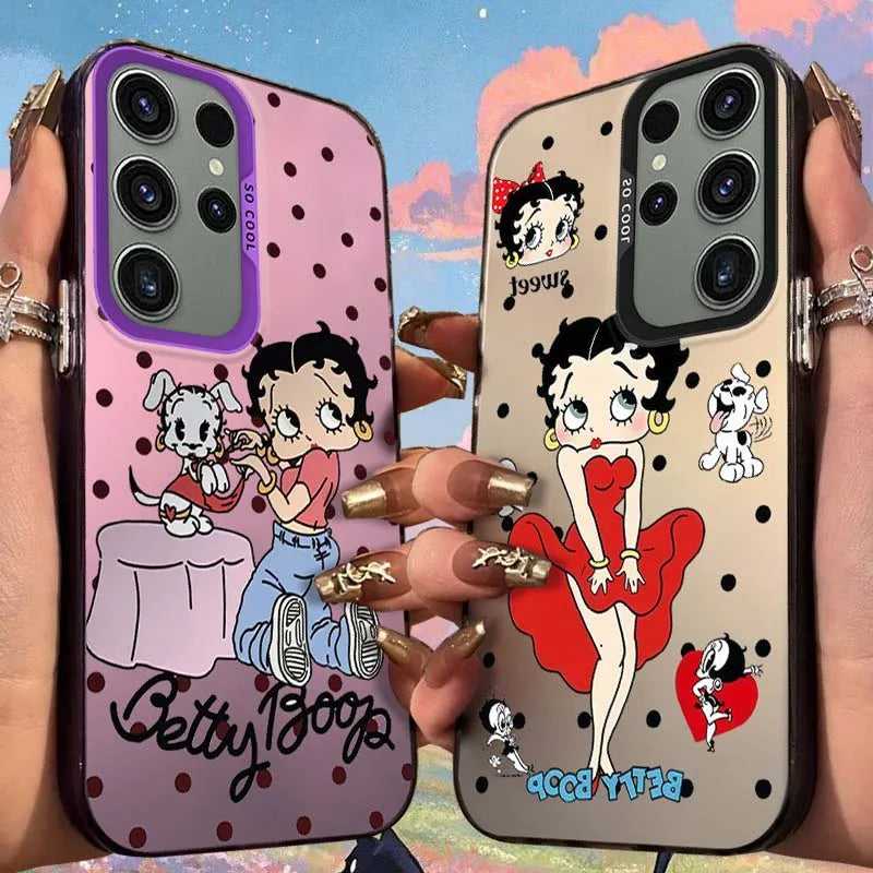 Sexy Girl B-Bettys Frosted Case for Samsung Galaxy A36 A35 A34 A32 A30 A26 A25 A24 A23 A22 5G 4G A20 A16 A15 A14 Acrylic Cover