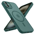Luxury Frosted Phone Case For iPhone 11 12 13 14 15 16 17 Pro Max 16 15 Plus 17 Air For Magsafe Matte Transparent Magnetic Cover