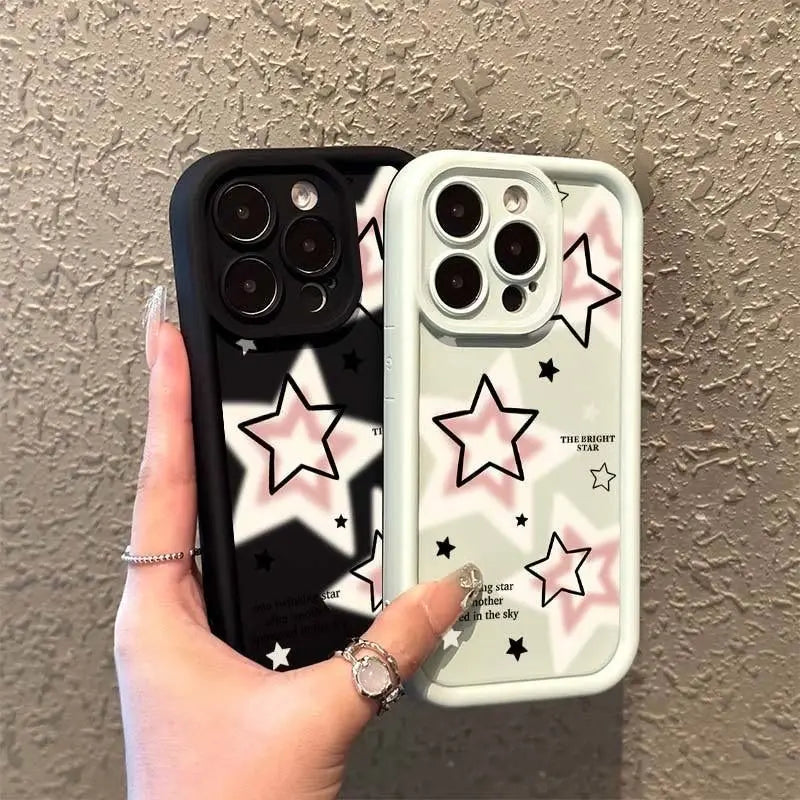 English Stars Phone Case For iPhone 15 Pro Max 14 11 13 Mini 12 XR 8 7 6 6S Plus X XS 5 5S SE Shockproof Silicone Cover