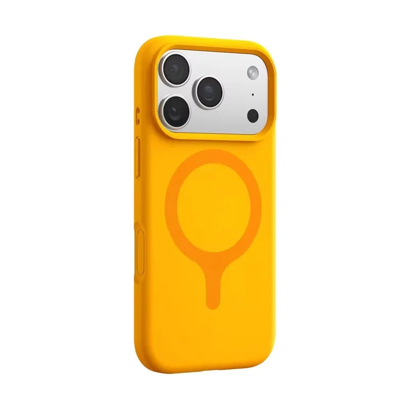 Dopamine Neon Color Matte Original Liquid Silicone Case For iPhone 17Pro Max 16 17 17Pro Magnetic For Magsafe Shockproof Cover