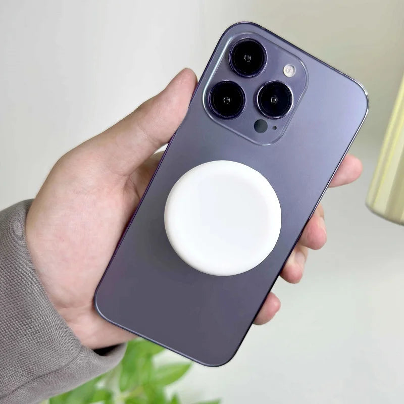 Silicone Round Phone Grip Stand Holder Pocket Socket Griptok Foldable Finger Ring Phone Stand for Mobile Phone Samsung