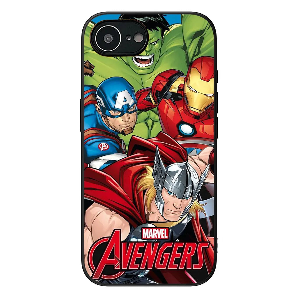 Marvel Hero Iron Man Casing Phone Cover for Samsung Galaxy S25 S24 S23 Fe Ultra Plus S7 Edge A05 A06 A16 A55 A15 A35 Case