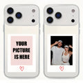 Custom DIY Transparent soft shell Phone Case For iPhone 17 16 16e 15 14 13 12 11 Pro Max Mini SE 2020 2022 XS XR 7 8 Plus Air