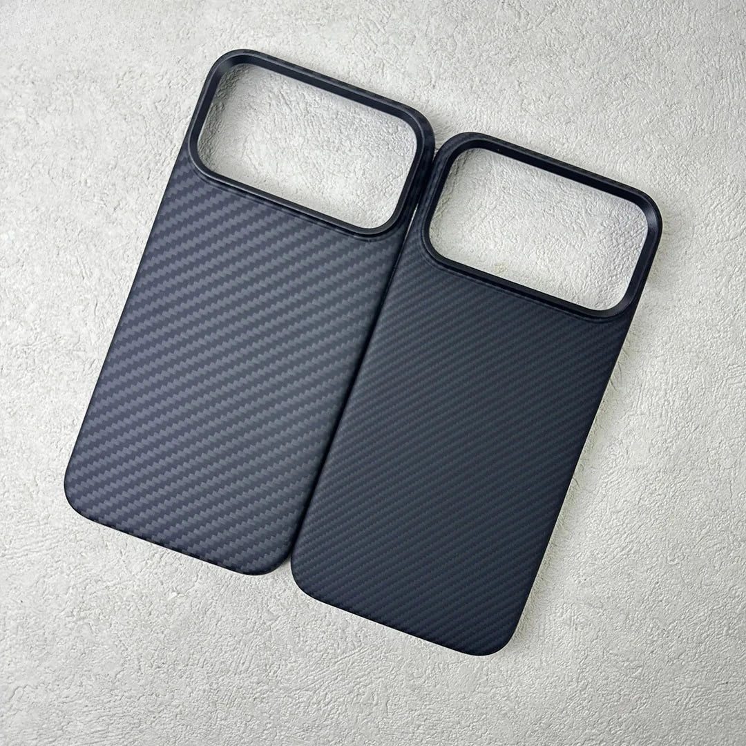Premium Kevlar Carbon Fiber Case for iPhone 17 Pro Max Air 16 15 Ultra Thin For MagSafe Aramid Fiber Protective Cover