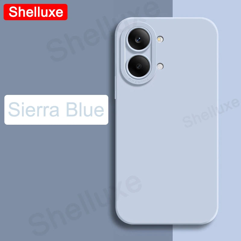 For PocoX8 ProMax Case Shelluxe Square Liquid Silicone Soft Cover For Xiaomi POCO X8 X7 Pro Max 5G Silky Feel Phone Cases