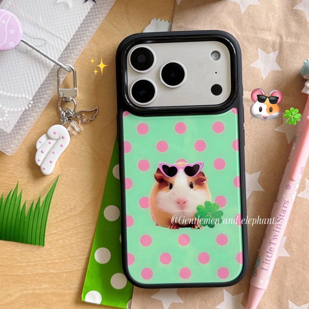 Pink Brown Polka Dot Girl Heart Music Note Fashion Phone Case For iPhone 17 16 15 14 13 12 11 Pro Max Plus Y2K Trendy Hard Cover