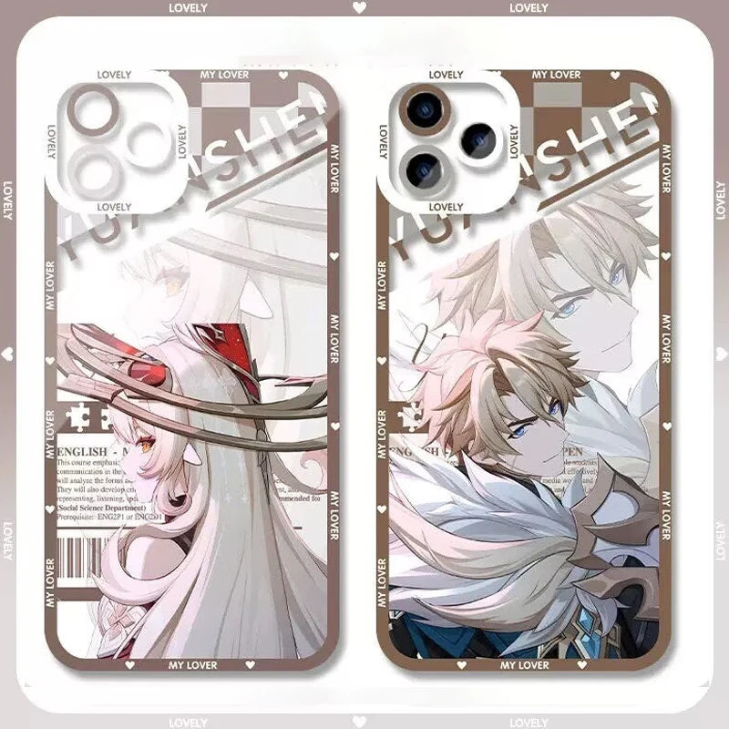 Genshin Impact Flins Columbina Varka Sandrone Phone Case For Xiaomi POCO X7 X6 F5 X5 X4 X3 M3 M6 F6 Pro F3 X3GT 11 Lite 11T Pro
