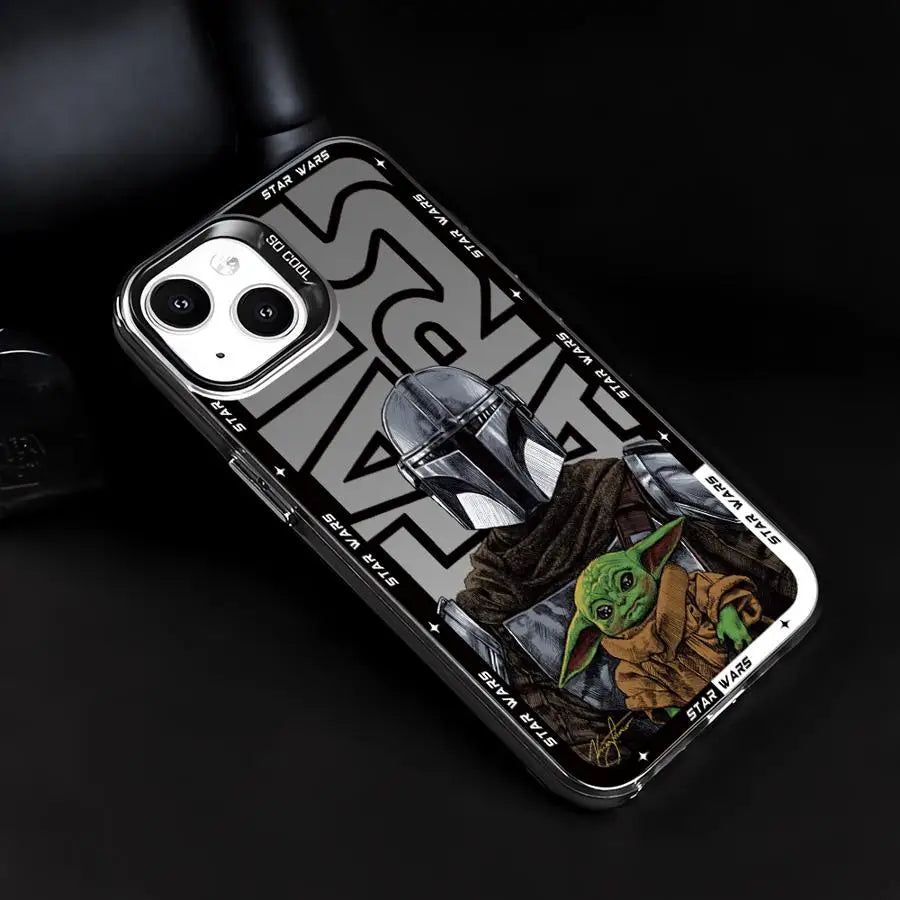Luxury Stars W-Wars Case for iPhone 17 Pro Max 13 Pro 16 11 XR 15 Plus XS 14 12 Air Back Phone Cover
