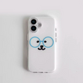 Cartoon Cute Bear Phone Case for iPhone 17 16e 16 15 14 13 12 11 Pro Max X Xs XR XSMax 8 7 6 6s Air Plus Feather Texture