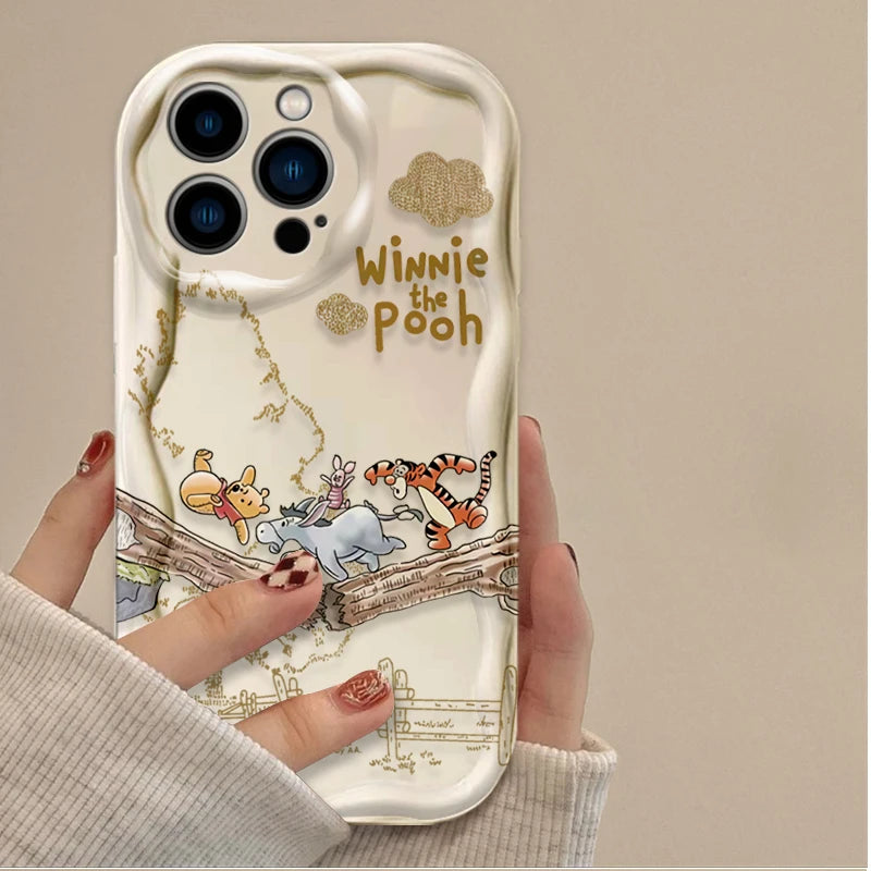 Comics Winnie The Pooh Phone Case For iPhone 17 Air 16 15 14 Plus 13 12 11 Pro Max X XS XR SE 2020 7 8 Soft Silicone Back Cover