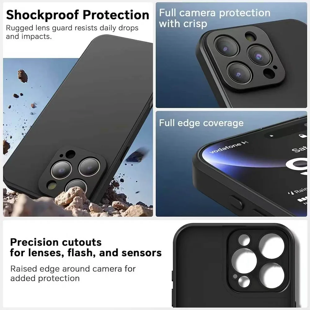 Custom Matte Phone Case For iPhone 17 16 15 14 13 12 11 Pro Max Air Mini E SE 2020 2022 XS XR 7 8 Plus DIY Your Photo Soft Cover