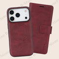 2 In 1 Leather Flip Case for Iphone 17 Promax 16 Pro Max 15 Plus 14 13 12 17E 16E Pm Magnetic Cash Card Holder Wallet Phone Case