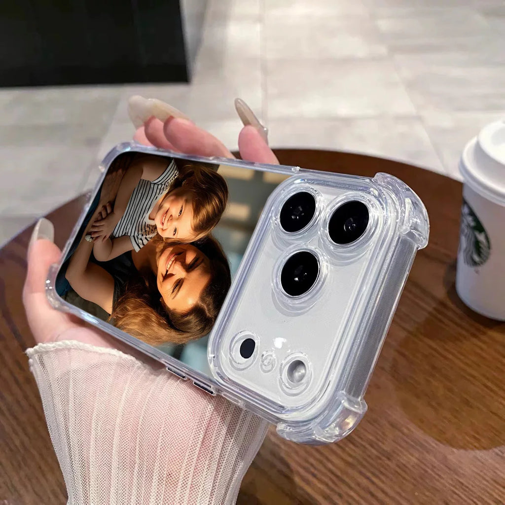DIY Customised Photo Shockproof Case For iPhone 17 16 16e 15 14 13 12 11 Pro Max Mini SE 2020 2022 XS XR 6 7 8 Plus Air Cover