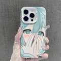 Black Line Hatsune Miku Frosted Case for Xiaomi Mi 15 14 14T 13 13T 12 12T 12X 12S 11 Lite POCO F6 F5 X6 X5 M6 Pro 5G 4G Cover