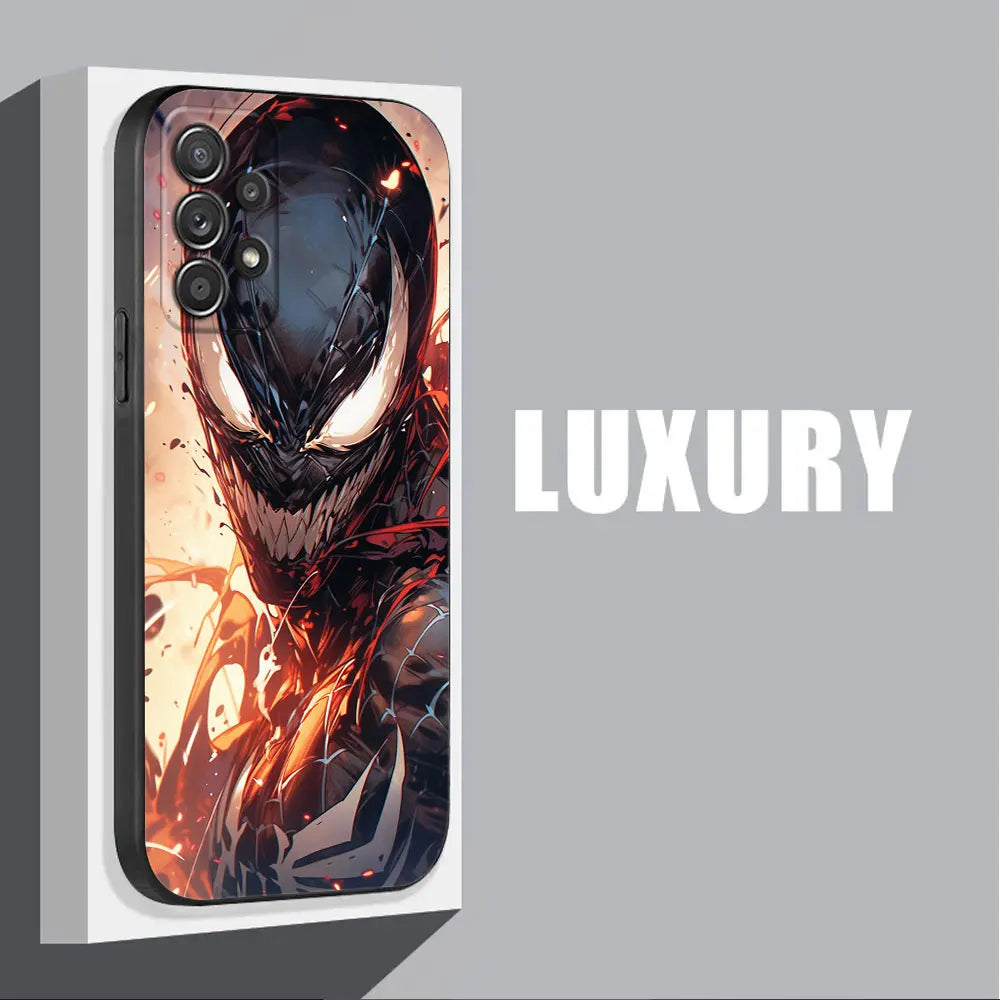 Marvel Avengers Cool Venom Phone Case For Samsung Galaxy A17 A57 A37 A07 A55 A54 A34 A35 A25 A15 A56 A36 A26 A16 A06 Back Cover