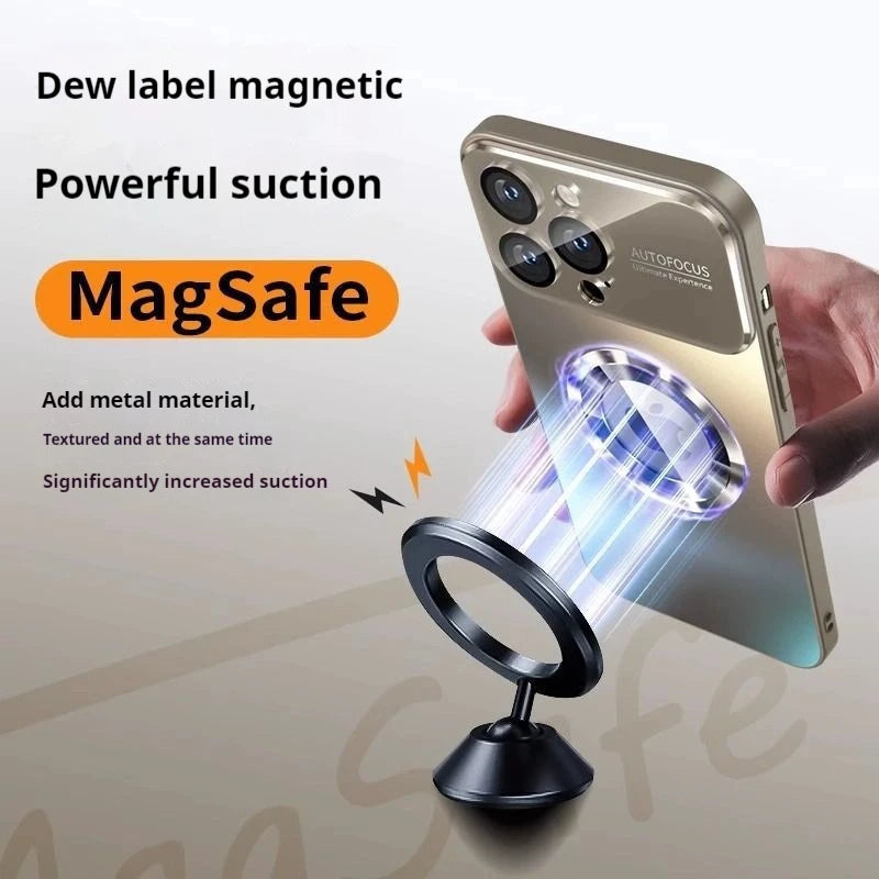 Shockproof Glass Lens Camera Protection for Magsafe Case For iPhone 15 Pro Max 14 Pro AG Matte Tempered Bumper Magnetic Cover