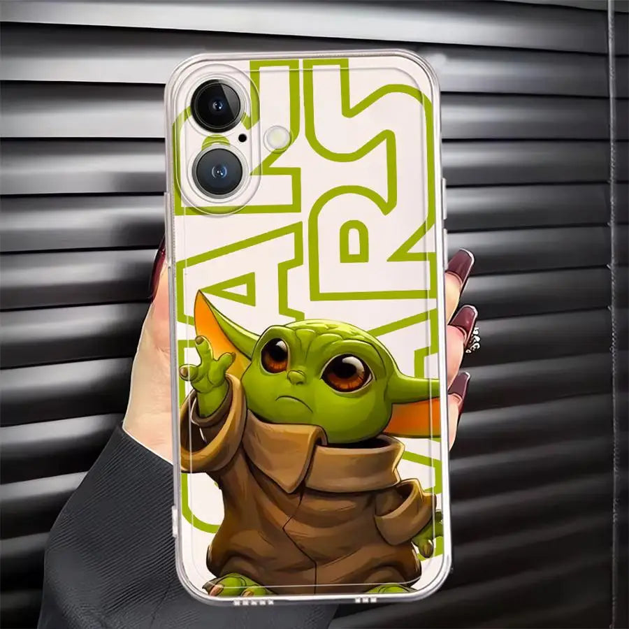 Case for iPhone 17 Pro Max 15 14 Plus 11 16 13 Pro XR 12 Mini XS Max 7 8 Air Soft Phone Cover Star Mandalorians Cover W-Wars