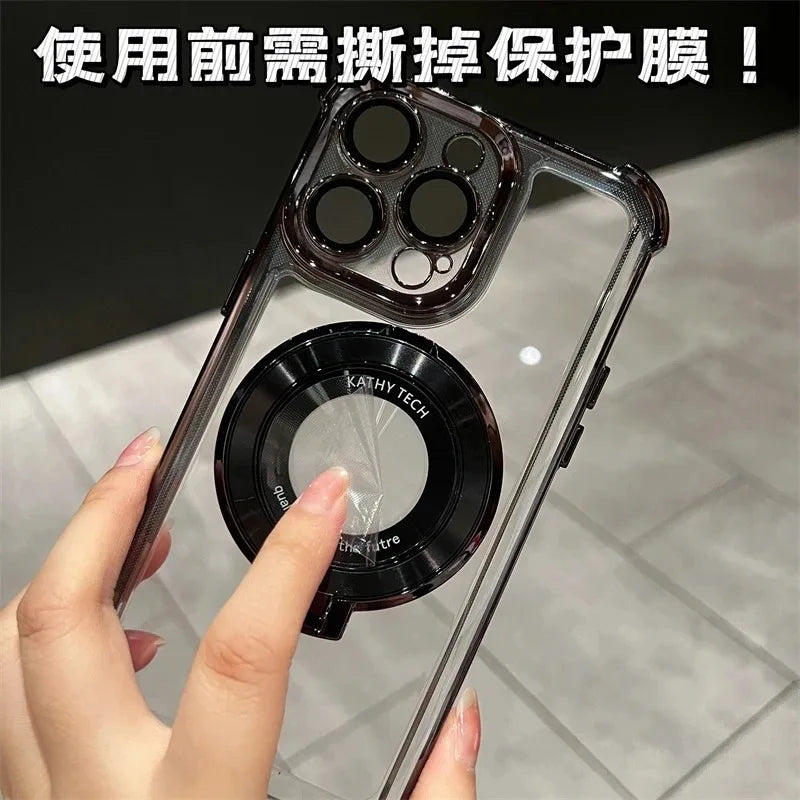 Magnetic Bracket For Magsafe Case For Vivo Y20 Y20S Y18i Y30G Y21 Y33S Y21A Y21G Y21S Y21T Y33T Y22 Y22T X50 X60 X70 X80 Pro