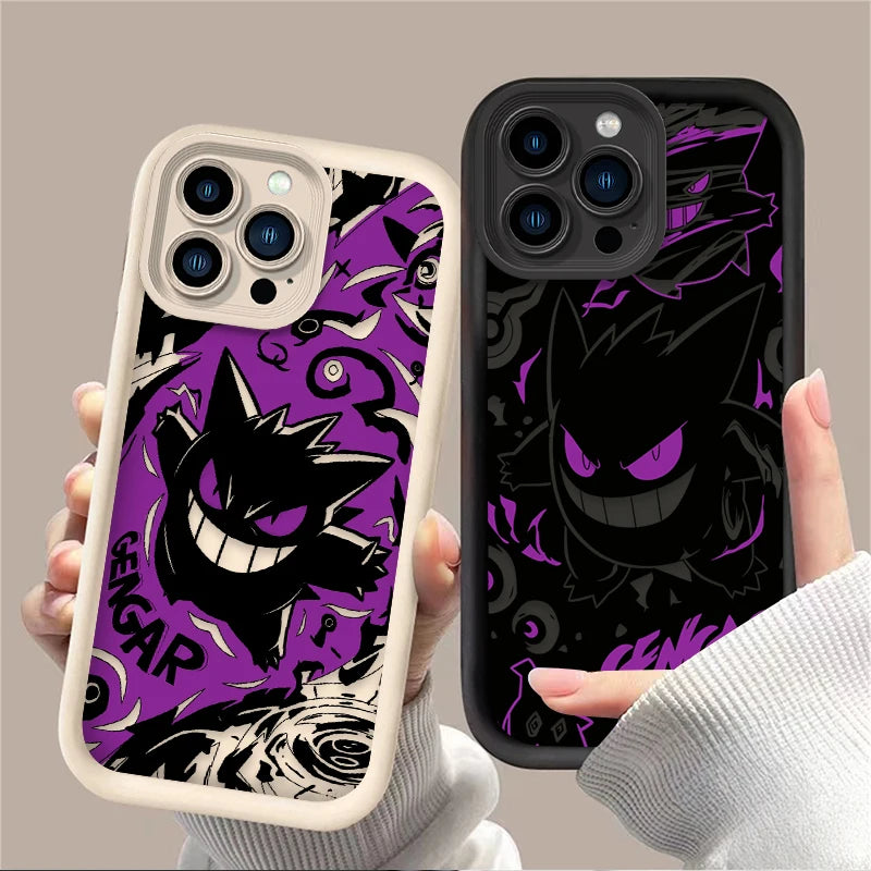 Phone Case For OnePlus 15 13 13T 12R 11R 10R 8T Nord CE Ace 2 3 4 5 6 Lite 4G 5G P-Pokemon Cool Gengar Soft Silicone Back Cover