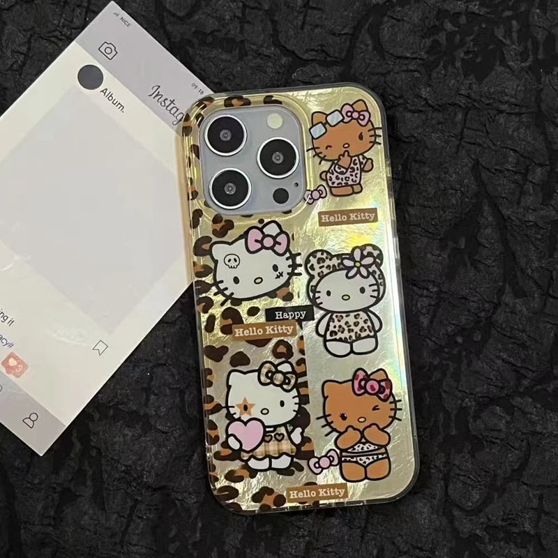 For Samsung A27 A37 A57 A17 A07 A56 5G A36 A26 A16 A55 A35 A25 A15 A54 A34 A24 A14 A13 A23 Lovely Hello Kitty Plastic Phone Case