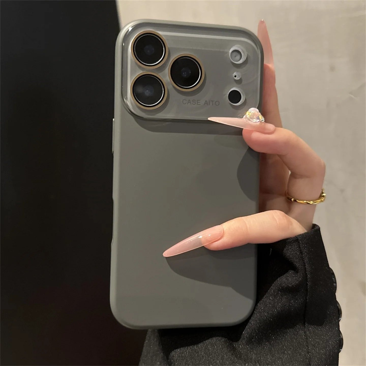 Luxury Original Silicone Glass Camera Lens Protect Soft Case For iPhone 12 13 14 15 16 17 Pro Max Air Soft Shockproof Cover