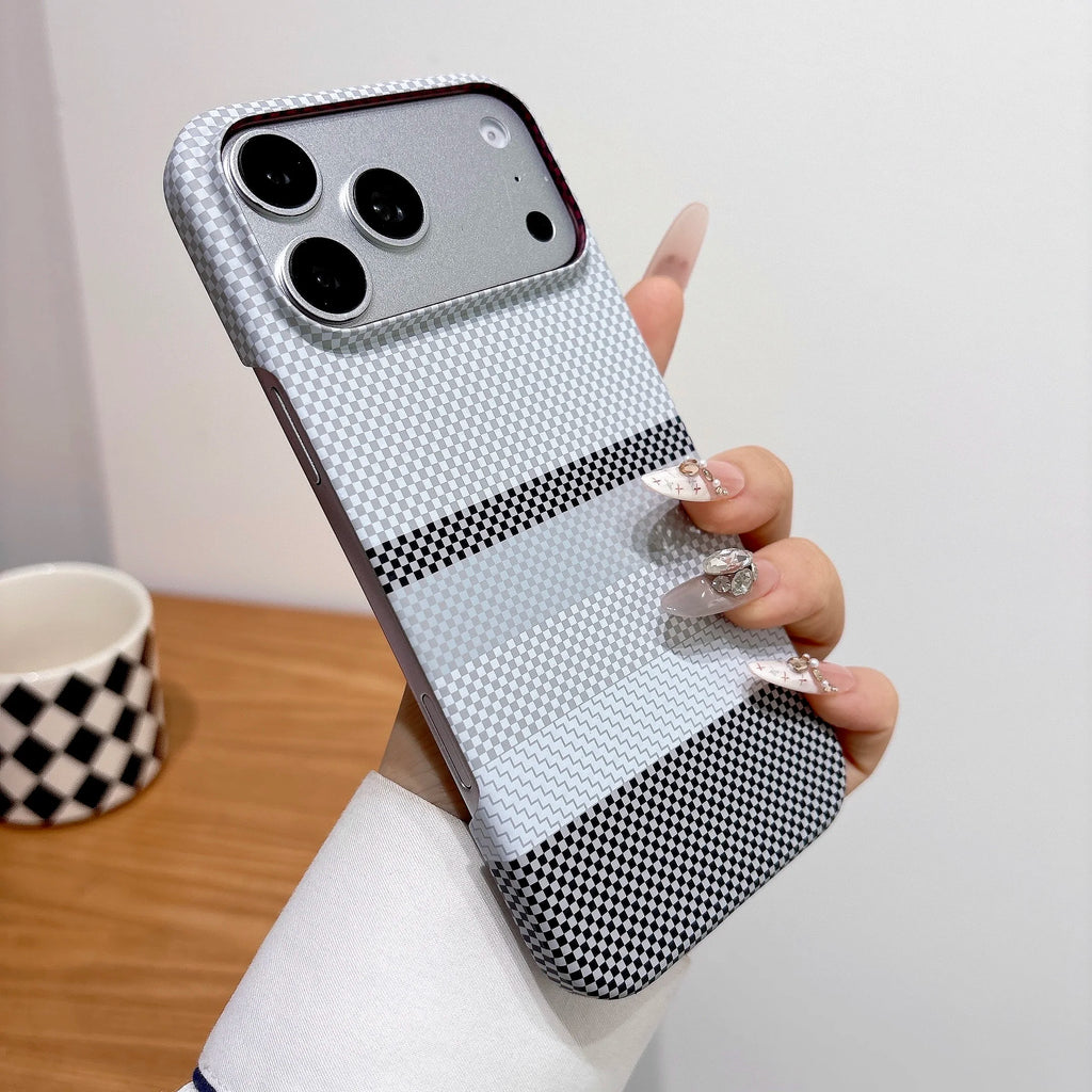 Kevlar Aramid Carbon Fiber Case For iPhone Air 17 16 15 14 13 Pro Max Plus Magsafe Luxury Cover Magnetic Ultra-Thin Phone Case