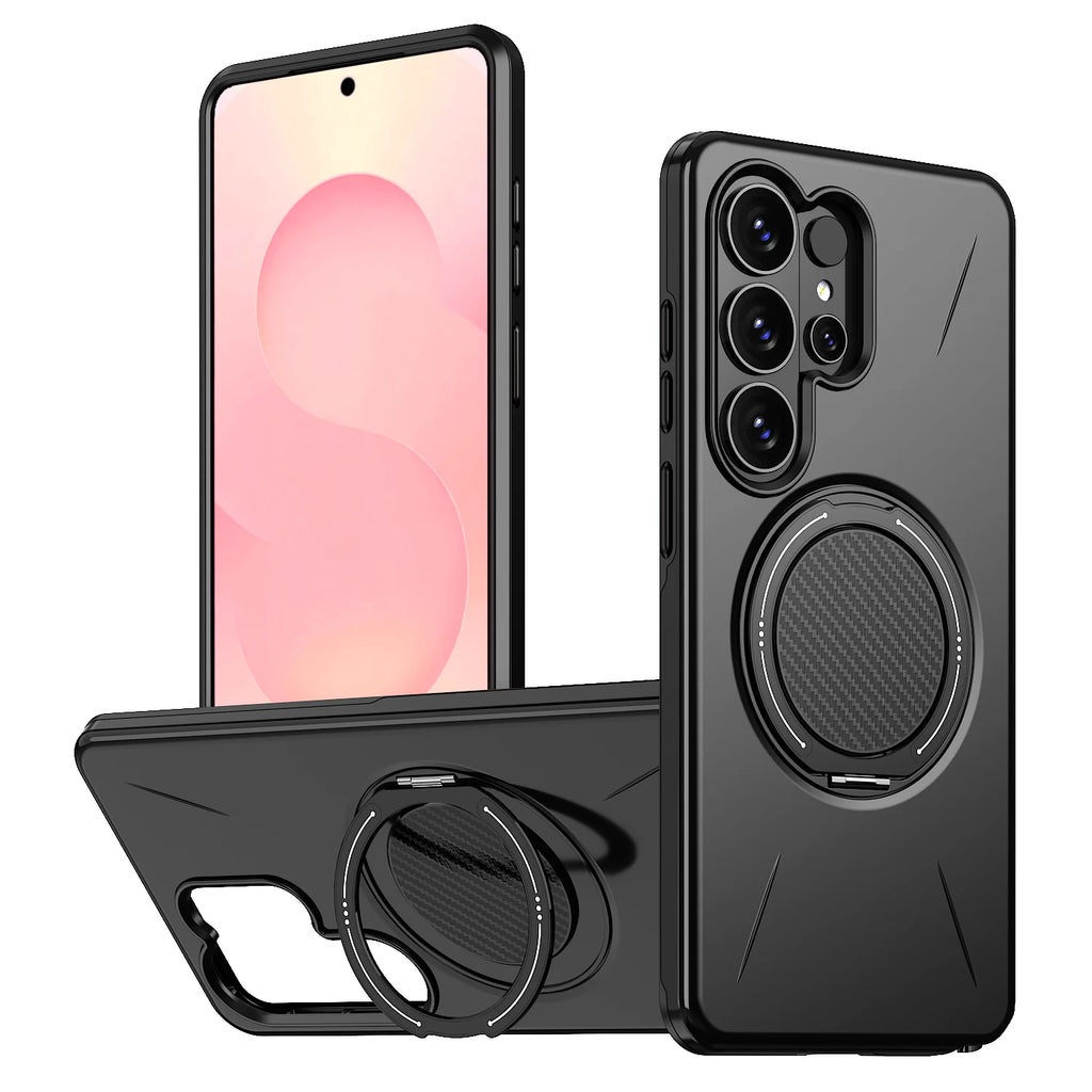 360° Magnetic Bracket Phone Case for Samsung Galaxy S26 Plus S24 S23 Ultra S25 FE A57 A37 A17 A56 A26 A36 A16 for Magsafe Cover