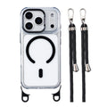 Suitable for Apple iPhone magnetic 17 Pro Max four-corner hanging strap for wireless charging 16 Pro, 15, 14, 13 phone cases