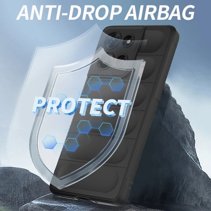 Shockproof Shield Phone Case For Motorola Moto G86 G56 G06 G67 G57 Power G05 G15 G35 G55 G75 Edge 50 Neo 60 Pro 70 Fusion Cover