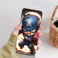 Cute Captain America Marvel Case For Samsung Galaxy A57 A37 A17 A07 A56 A36 A26 A16 A06 A55 A35 A25 A15 A54 A34 A73 Phone Cover