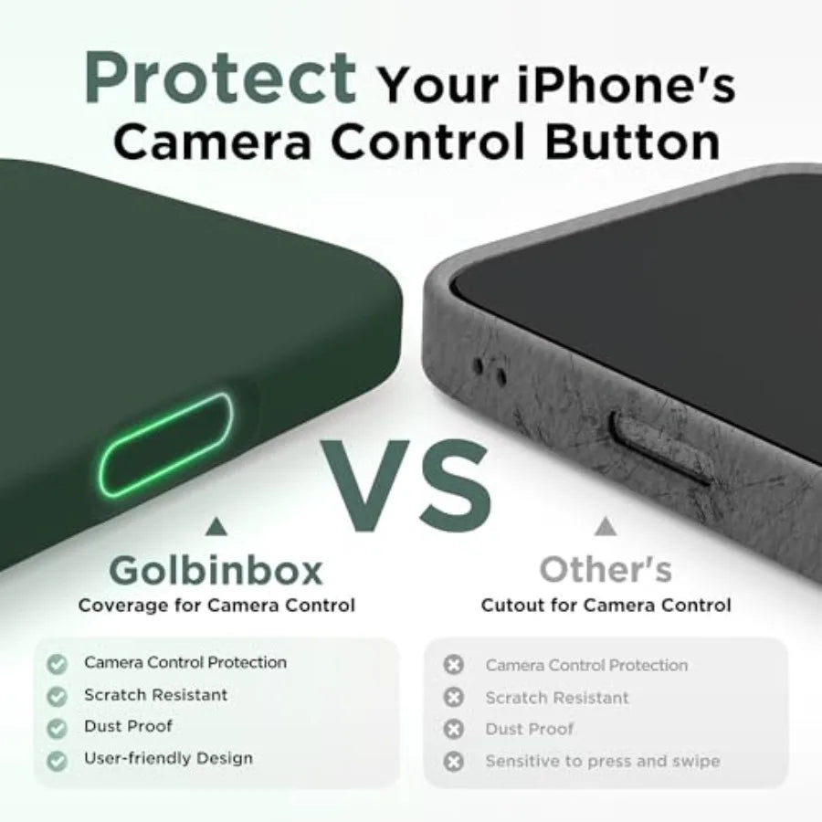 Magnetic for iPhone 17 Case, Compatible with MagSafe, Integrated Silicone Camera Control Cover, Liquid Silicone Shockproof Phon