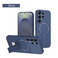 Skin-friendly Feel, Velvet lining, Invisible Holder Case For Samsung S26 Ultra S26 Plus S25 + Galaxy S24 S23 FE Protect Cover