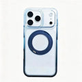 Gradient Color Magnetic Rotating Pivot Bracket Case For iPhone 17Pro 16Pro 17Pro max AI Camera Button For Magsafe Hard Cover