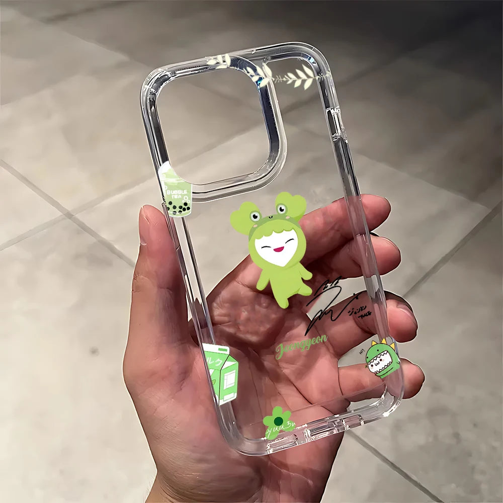 Super cute Kpop girl group T-Twice Phone Case for iPhone 17 16e 16 15 14 13 12 11 Pro Max 7 8 Plus X XR Airbag Anti Clear Cover