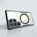 HD Transparent Soft Airbag Shockproof for Magsafe Magnetic Case for Samsung Galaxy S26 Pro S25 Edge S24 S23 FE Plus Ultra Cover