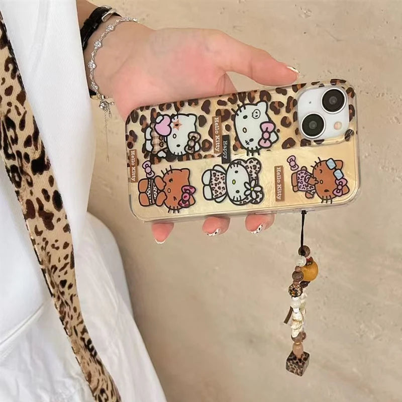 For Samsung A27 A37 A57 A17 A07 A56 5G A36 A26 A16 A55 A35 A25 A15 A54 A34 A24 A14 A13 A23 Lovely Hello Kitty Plastic Phone Case