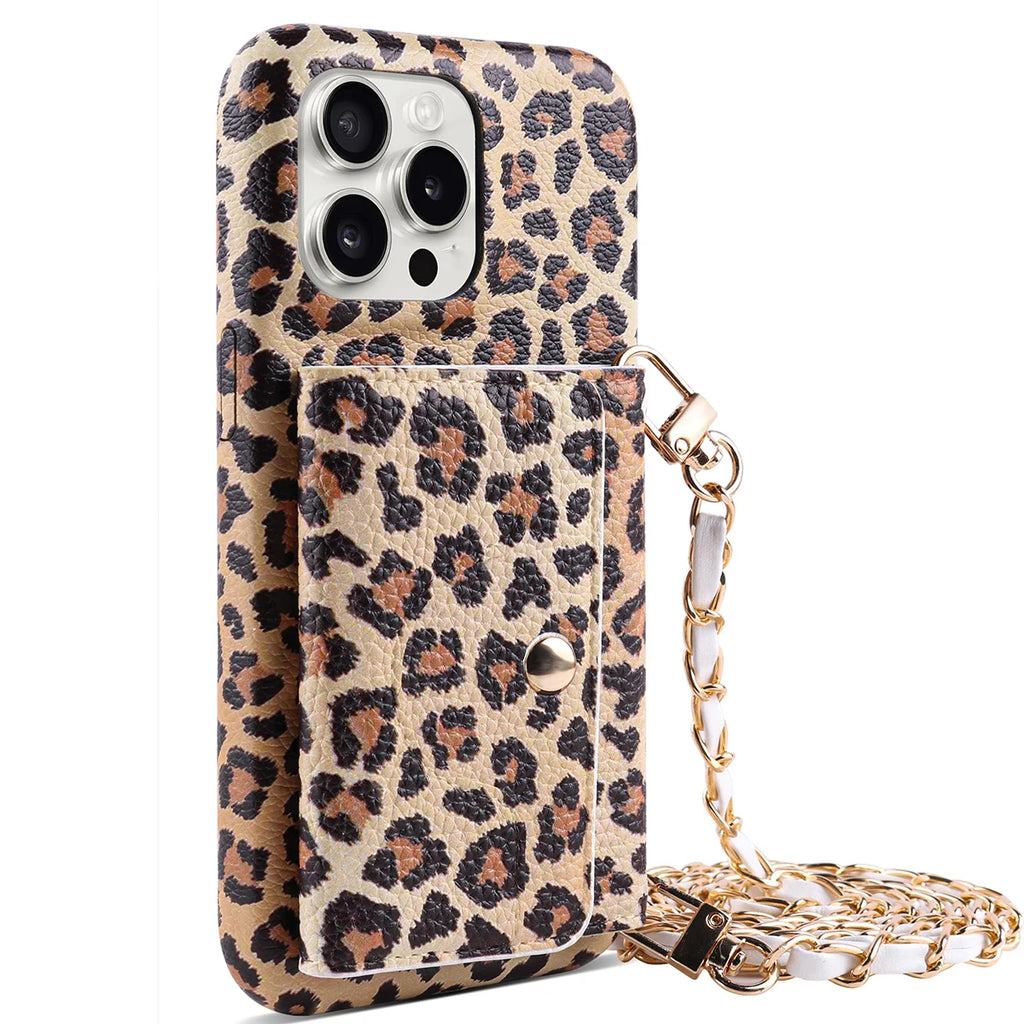 Luxury High-end PU Leather Wallet Case For iPhone 16 15 14 Plus 13 12 11 Pro MaxFashion Crossbody Multifunctional Cover