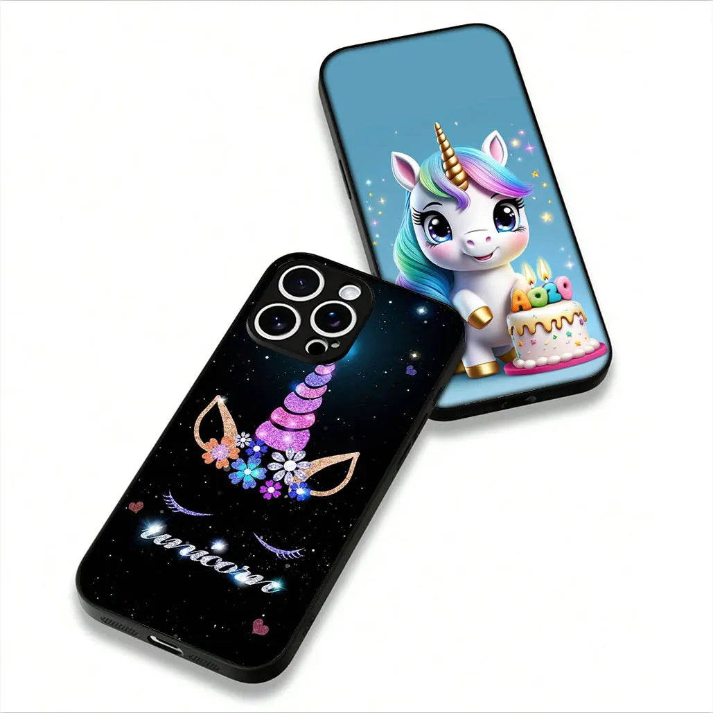Cover for Samsung Galaxy S25 S23 S22 S24 FE Ultra S10 Plus A05 A06 A15 A16 A26 A35 S10E Case Wallpaper Unicorn Lovely Poster