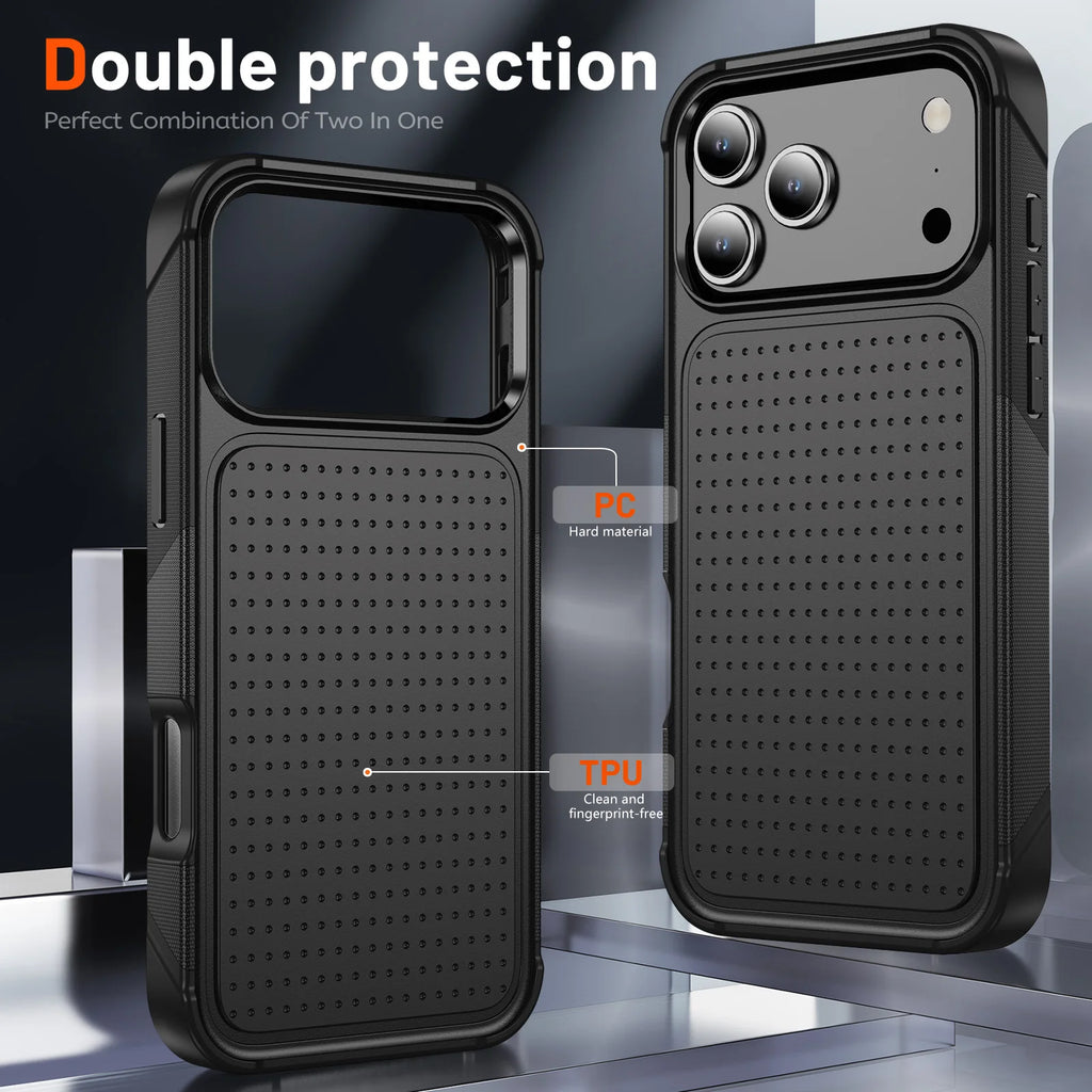 Protective Funda Cover Case for Iphone 17 Pro Max 16 15 14 Plus 13 Pro Max Iphone17 Fall Protection Mobile Phone Accessories
