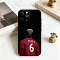 P-Paul Pogba Football Star  Phone Case For iPhone 17, 16,15,14,13,12,11 Plus,Pro Max, Others Soft Black Cover