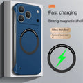 For Magsafe Ultra Slim PC Frameless Phone Cases For iPhone 17 16 15 14 13 12 11 Pro Max 17 Air Plus Case Magnetic Matte Cover