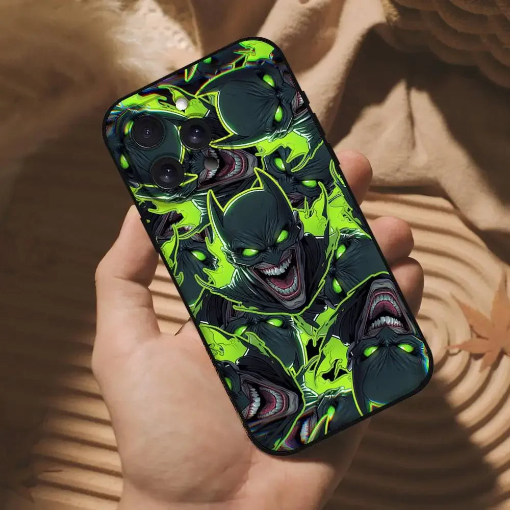 W-Batmans-r Phone Case Shockproof Case For IPhone 17 11 13 15 14 16 Pro Max 12 Mini 7 8 Plus XR X XS Matte Funda Phone Cover