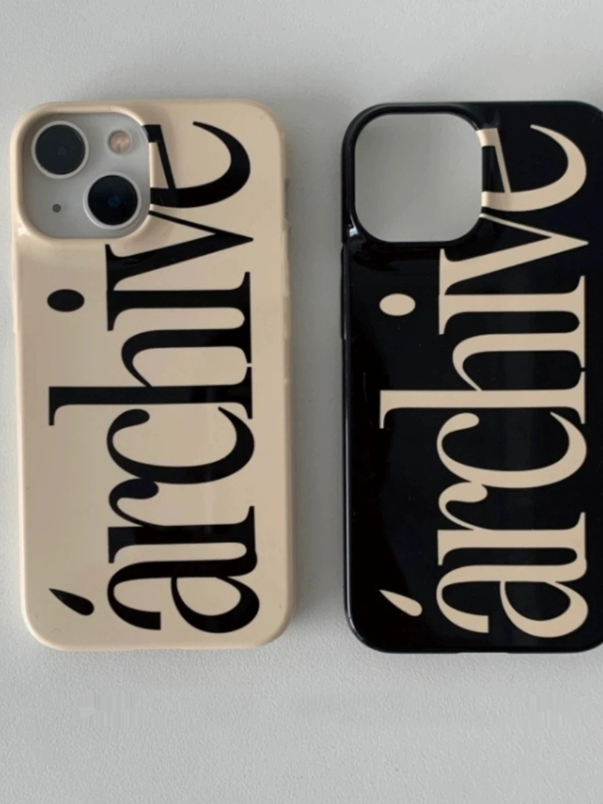 Minimalist And Personalized Letter Archive Phone Case for iPhone 17AIR 16 15 14 13 12 11 PRO MAX XS XR 7 8 PLUS Y2K Soft Cover