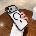 for iPhone 17 Pro Max 16 15 14 13 Summer new magnetic acrylic 2.0 semi transparent color large hole super anti drop phone case