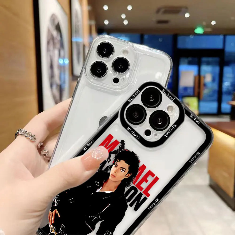 Dancer m-Michael j-Jackson Clear Phone Case For Realme 15 5 6 7 7I 8 8I 9 9I 10 12 NOTE 70 C75 C71 C67 C65 C55 C53 C35 C33 Cover