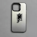 Albania Flag Eagle Logo Phone Case For IPhone 17 16 15 14 13 12 11 Pro Max Air Multicolor Matte Laser Metallic Aurora Funda