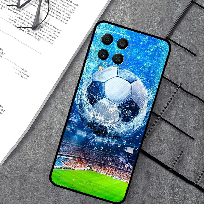 Football Soccer Case For Samsung Galaxy M35 M21 M12 M13 M14 M15 M06 M16 M36 M56 M31 M53 M32 M52 M55 M34 M54